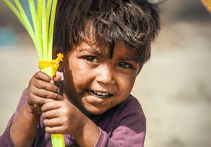 Impact Illustration - Children benefiting from NGO donations